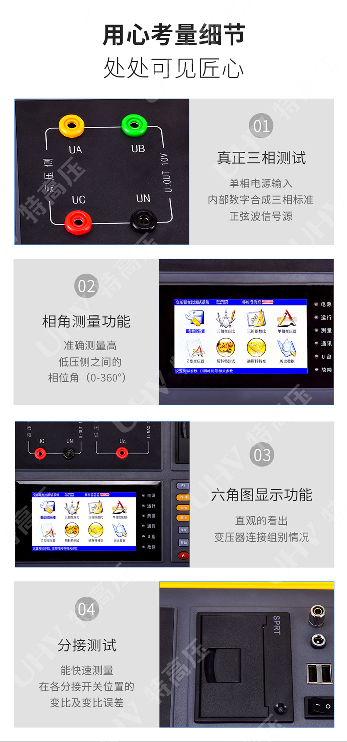 HTBC-V 多功能变比测试仪(图6) 变比测试仪