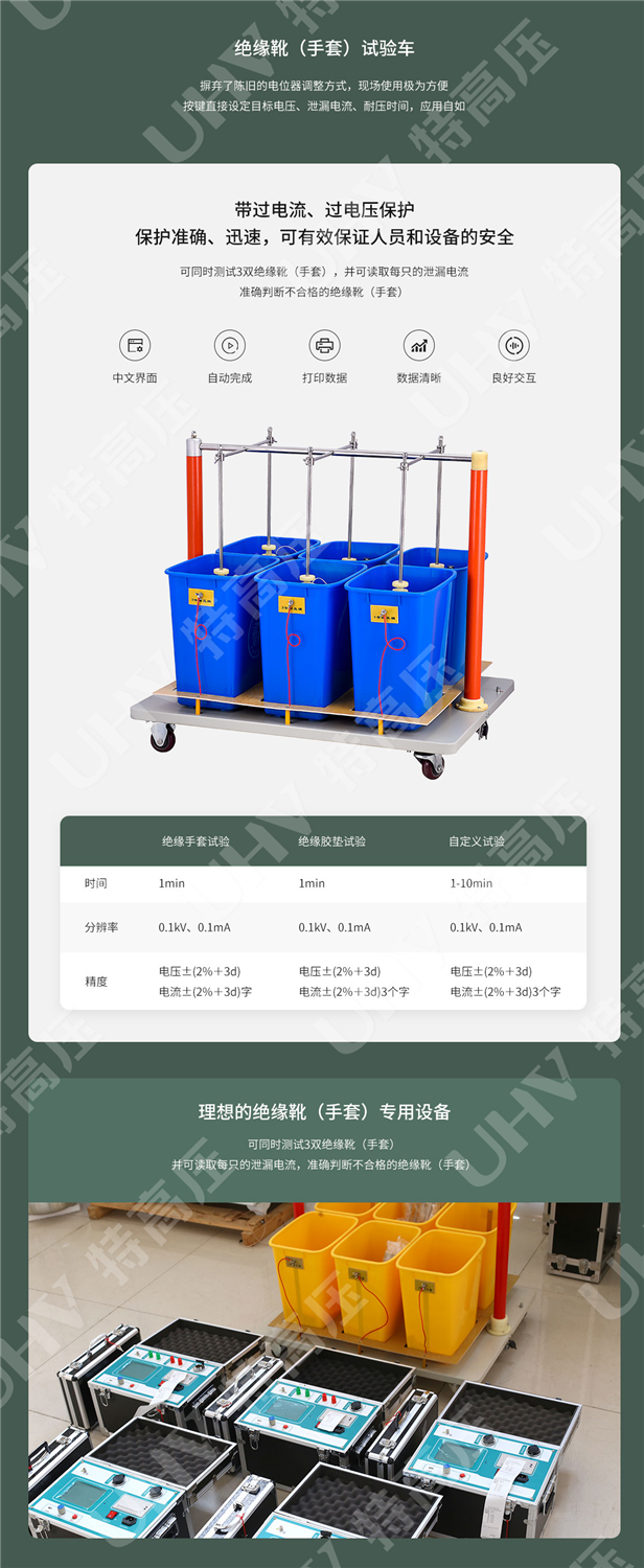 绝缘靴手套耐压