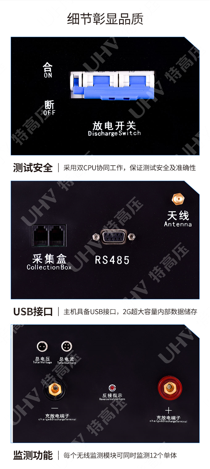 HTCFDK系列 宽电压蓄电池充放电测试仪(图5)