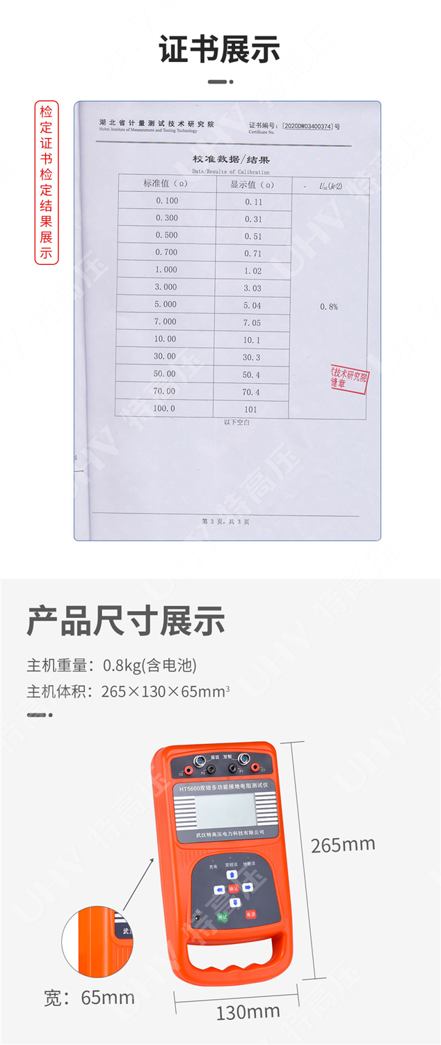 双钳多功能接地电阻测试仪